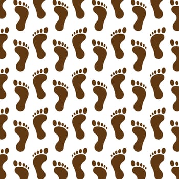 footprints symbol background