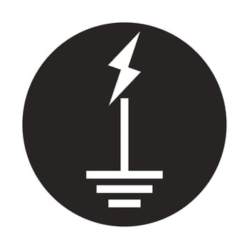 lightning ground icon