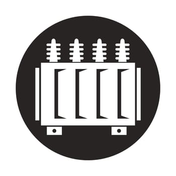 high voltage electrical transformer icon