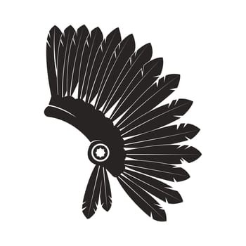 American Native Chief Head Indian Logo