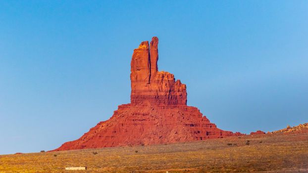 Monument valley in late afternoon