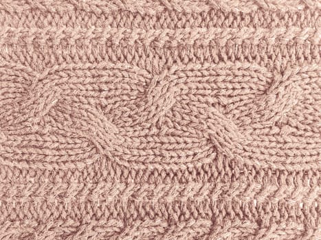 Organic knit background with macro wool threads.