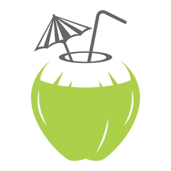Coconut icon logo design