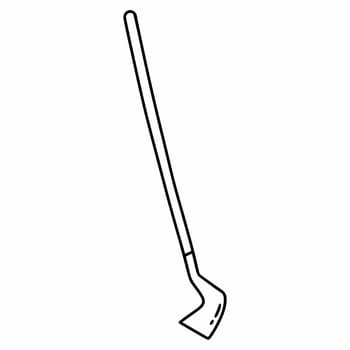 Gardening rag. Tool for garden. Vector icon in doodle style.