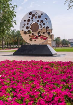 Sculpture at Al Shindagha district and museum in Dubai