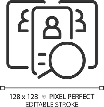 Candidate pixel perfect linear icon