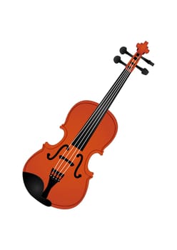 Violin. Brown Violin. Musical instrument