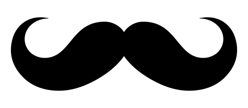 Dad's mustache collection. Vector Illustration. EPS10