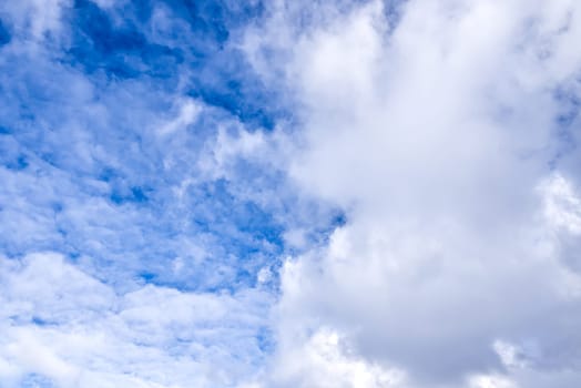 Beautiful Blue Sky And Bright Wite Clouds. perfect background sky image.