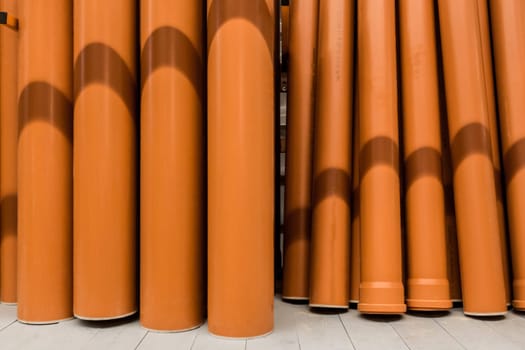 PVC Material Plastic Pipes Water Sewer Tubes Pipeline
