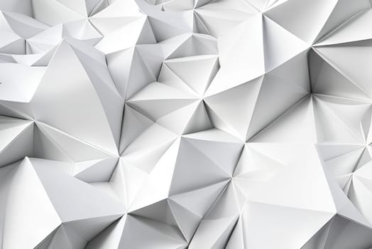 Abstract mosaic background White low poly background texture illustration.