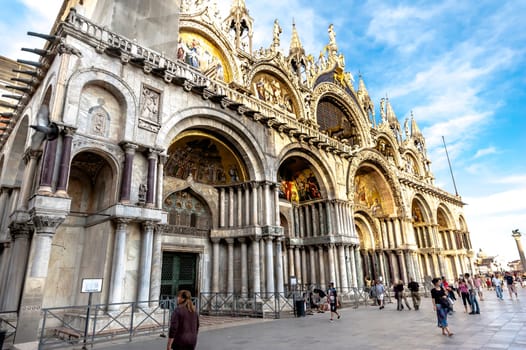 Tourists in San Marco square