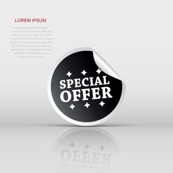 Special offer stickers. Vector illustration on white background.