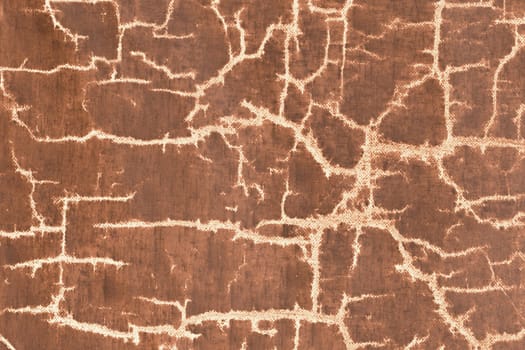 Old cracked surface brown crack concrete broken wall cement damaged dirty retro background pattern
