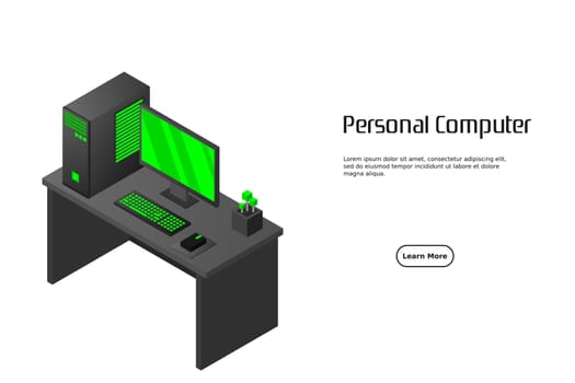 Isometric personal computer