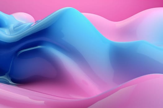 background curve digital abstract banner cyberspace element backdrop color art futuristic liquid. Generative AI.