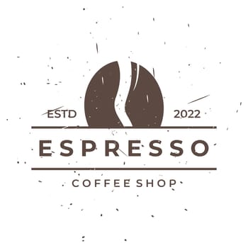 Vintage espresso coffee and coffee cup template logo design. Logos can be for businesses, coffee shops, restaurants and cafes.