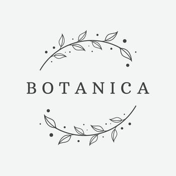 Hand drawn organic botanical organic feminine delicate Logo design for florist, wedding, badge, photographer and beauty.