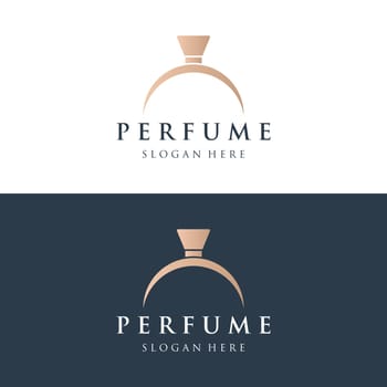 Isolated luxury perfume perfume cosmetic creative Logo design can be used for business, company, cosmetic and perfume shop.
