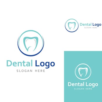 Dental logo, logo for dental health, and logo for dental care. Using vector design concept.