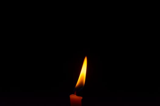 Candle at night