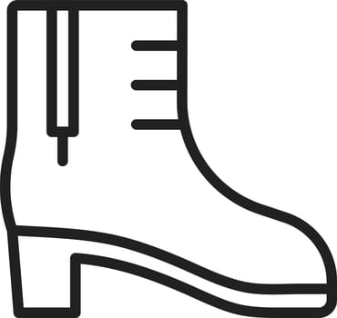 Boots with Heels icon vector image. Suitable for mobile apps, web apps and print media.