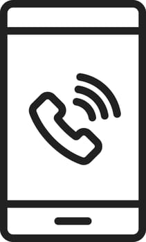 Dial Call icon vector image. Suitable for mobile apps, web apps and print media.