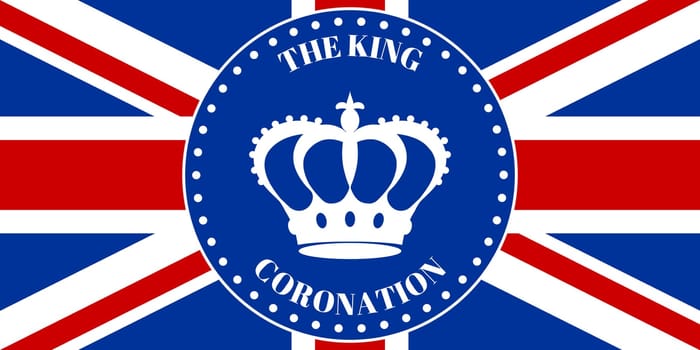 Background in honor of the coronation of the king.