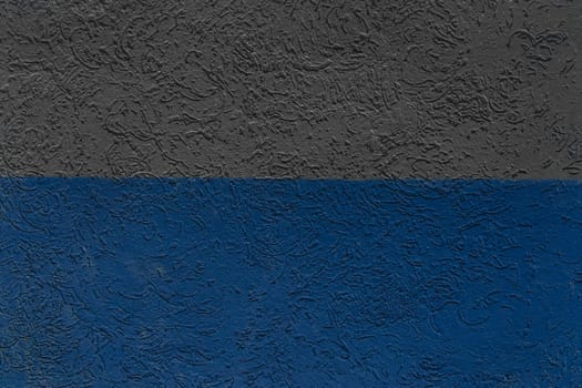 Blue And Dark Black Two Color Plaster Wall Texture Design Rough Pattern Abstract Stucco Grunge Background