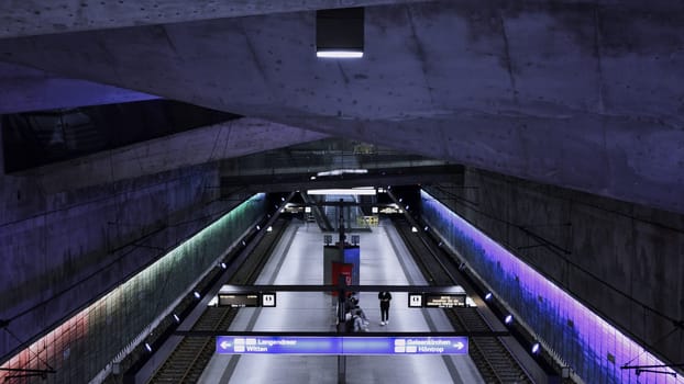 Subway station called Rathaus Sued in Bochum, Germany