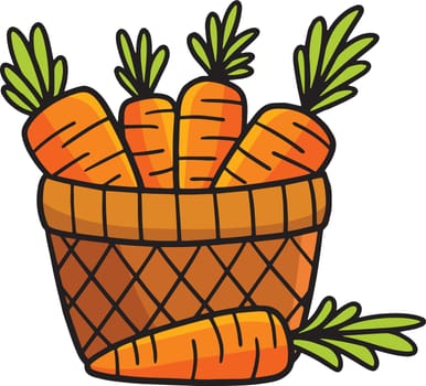 Carrots Cartoon Colored Clipart Illustration