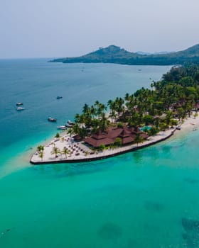 Koh Mook tropical Island in the Andaman sea in Thailand, tropical beach with white sand