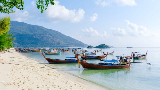 Koh Lipe Island Thailand, tropical Island with a blue ocean and white soft sand