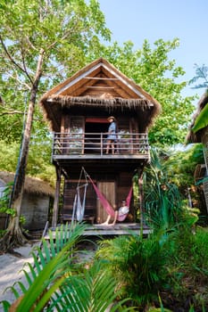 Bungalow on the beach of an Island in Thailand