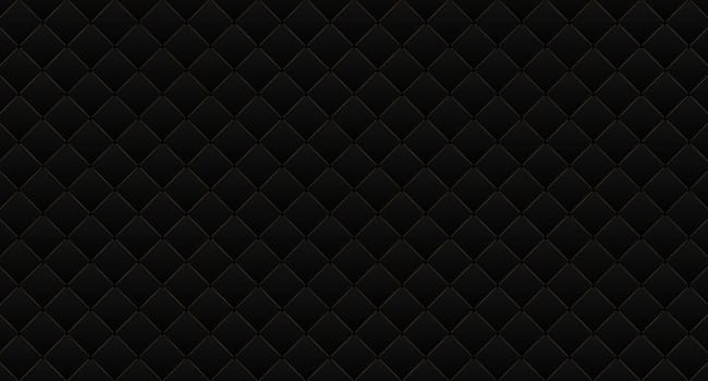 Diamond black sofa leather texture background. Vector illustration