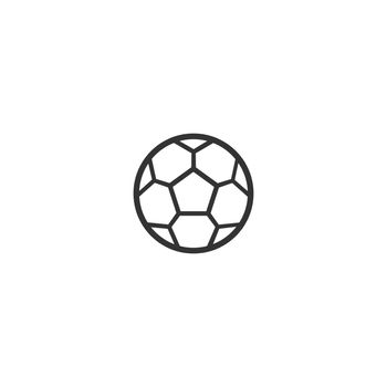 Football icon logo vector