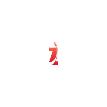 Alphabet combine rocket icon