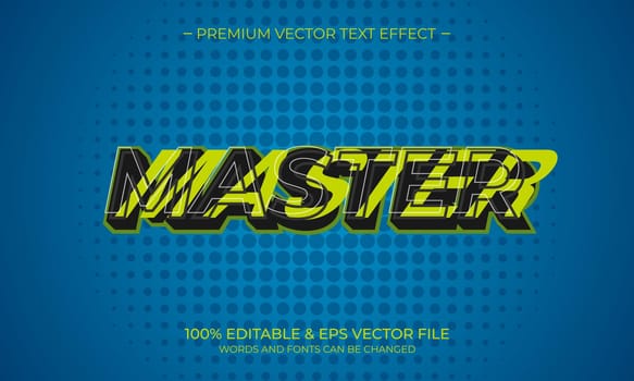 Modern editable text style effect. Editable font style. Vector Illustration