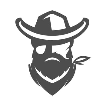 Cowboy logo icon design