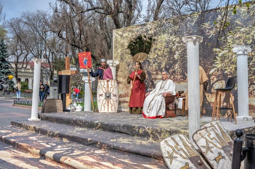 Easter theatrical show in Odessa, Ukraine