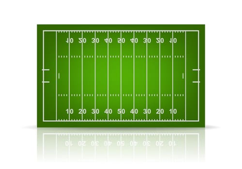 Vector football field