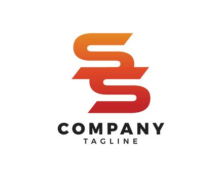 Initial Letter SS Logo Template Design