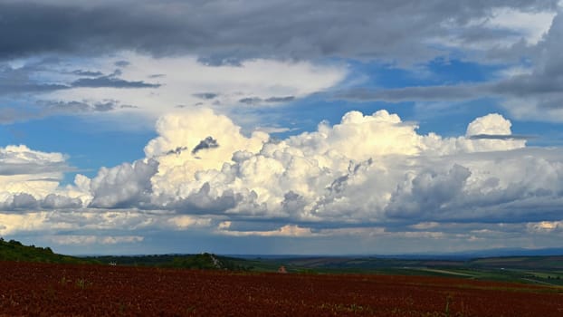 storm cloud in the landscape