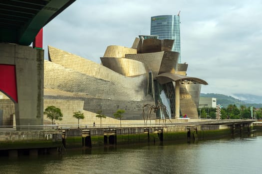 12.06.2022 - Bilbao, Spain: Guggenheim Museum in Bilbao, Basque Country, Spain. museum modern art.
