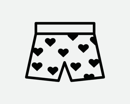 Heart Shaped Polka Dots Boxers Icon