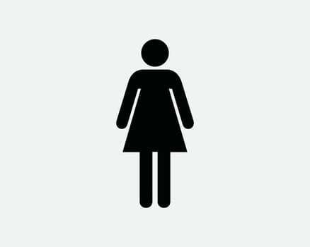 Woman Stick Figure Icon