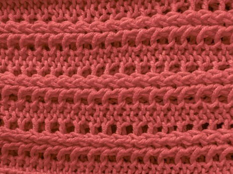 Handmade knitting texture with macro weave threads.
