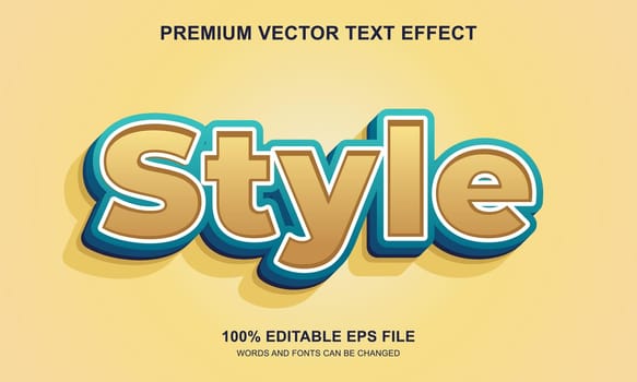 Editable text effects- Style text effects