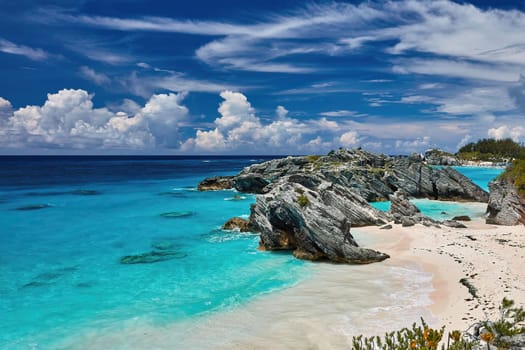 Horseshoe Bay beach Bermuda