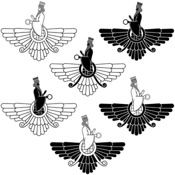 Zoroastrian Symbol Design